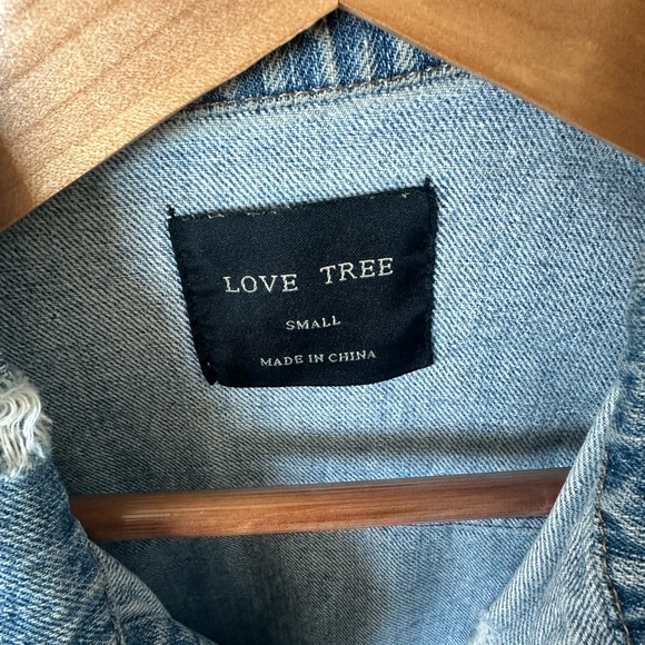 Boho Intentionally Rustic Denim Long Jacket - Picture 7 of 7